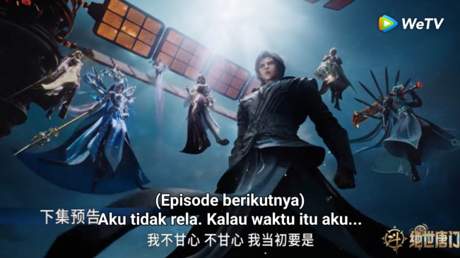 Huo Yuhao bersama pasukan Sekte Tang. [We TV]
